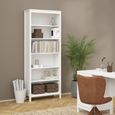 Madrid White Bookcase