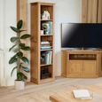 Mobel Oak Narrow Bookcase