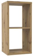 Mauro Artisan Oak Effect 2 Open Shelving Unit