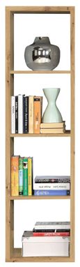 Mauro Artisan Oak Effect 4 Open Shelving Unit