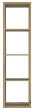 Mauro Artisan Oak Effect 4 Open Shelving Unit