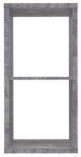 Mauro Grey Concrete Effect 2 Open Shelving Unit