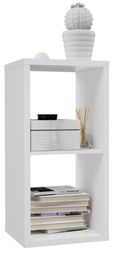 Mauro Matt White 2 Open Shelving Unit