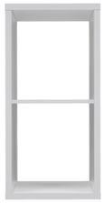 Mauro Matt White 2 Open Shelving Unit