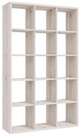 Mauro Sand Oak Effect 15 Open Shelving Unit