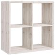 Mauro Sand Oak Effect Square 4 Open Shelving Unit