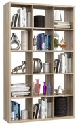 Mauro Sonoma Oak Effect 15 Open Shelving Unit