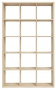 Mauro Sonoma Oak Effect 15 Open Shelving Unit