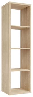 Mauro Sonoma Oak Effect 4 Open Shelving Unit