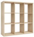 Mauro Sonoma Oak Effect 9 Open Shelving Unit