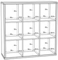 Mauro Sonoma Oak Effect 9 Open Shelving Unit