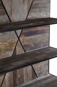 Midas Shelving Unit - Industrial - Elm Wood