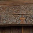 Naturita Bookcase - Dark Mango Wood - Carved
