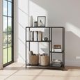 Newcastle Shelving Unit - Open - Small - Black