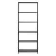 Newcastle Shelving Unit - Open - Tall - Black