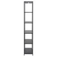 Newcastle Shelving Unit - Open - Tall - Black