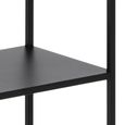 Newcastle Shelving Unit - Open - Tall - Black