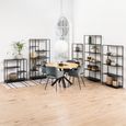 Newcastle Shelving Unit - Open - Tall - Black