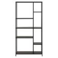 Newcastle Shelving Unit - Open - Wide - Black