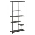 Newcastle Shelving Unit - Open - Wide - Black