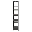Newcastle Shelving Unit - Open - Wide - Black
