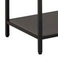 Newcastle Shelving Unit - Open - Wide - Black