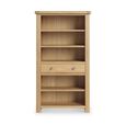Normandy Bookcase - 1 Drawer Large - Oak