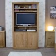 Torino Bookcase - with Cupboard - Oak