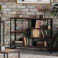 Ooki Reclaimed Wood Bookcase - Low