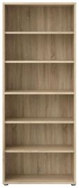 Prima Oak Effect High Bookcase