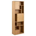 Rangoon Bookcase - 3 Door - Tall - Oak