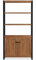 Rayne Acacia Bookcase with Cupboard