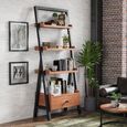 Rayne Acacia Ladder Bookcase