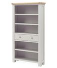 Salcombe Bookcase - Large - 1 Drawer - Grey Oak