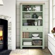 Salcombe Bookcase - Large - 1 Drawer - Sage Oak