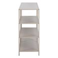 Seaford Shelving Unit - Open - Grey Melamine and Metal
