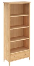 Selene Oak Large Bookcase