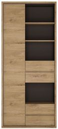 Shetland Oak Effect Tall Bookcase