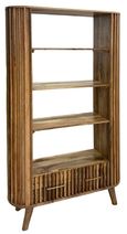 Slated Mango Wood Bookcase