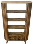 Slated Mango Wood Bookcase