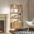 Soho Bookcase - 2 Door - Slatted - Oak