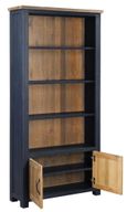 Splash Blue Open Bookcase - Large - 2 Door