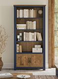 Splash Blue Open Bookcase - Large - 2 Door