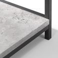 Staten Tall Bookcase - Concrete
