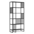 Strington Bookcase - Black Marble Effect