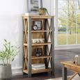 Urban Elegance Reclaimed Wood Bookcase - Small