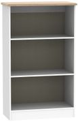 Victoria White and Riviera Oak Bookcase