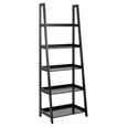 Wally Ladder Bookcase - Large - Black