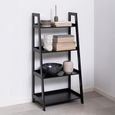 Wally Ladder Bookcase - Small - Black