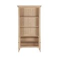 Toulon Bookcase - with Cupboard - Oak